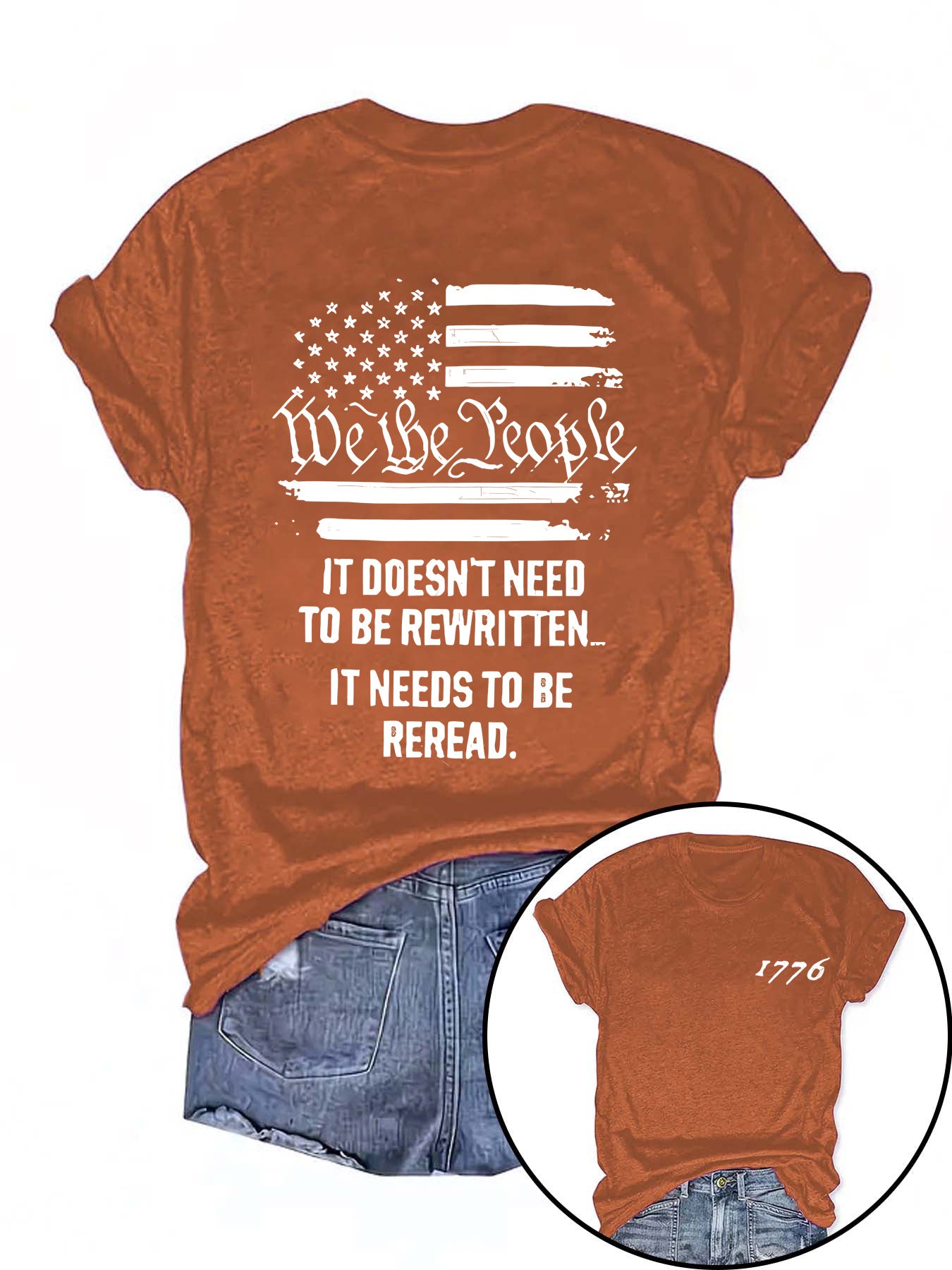 round-neck short sleeve