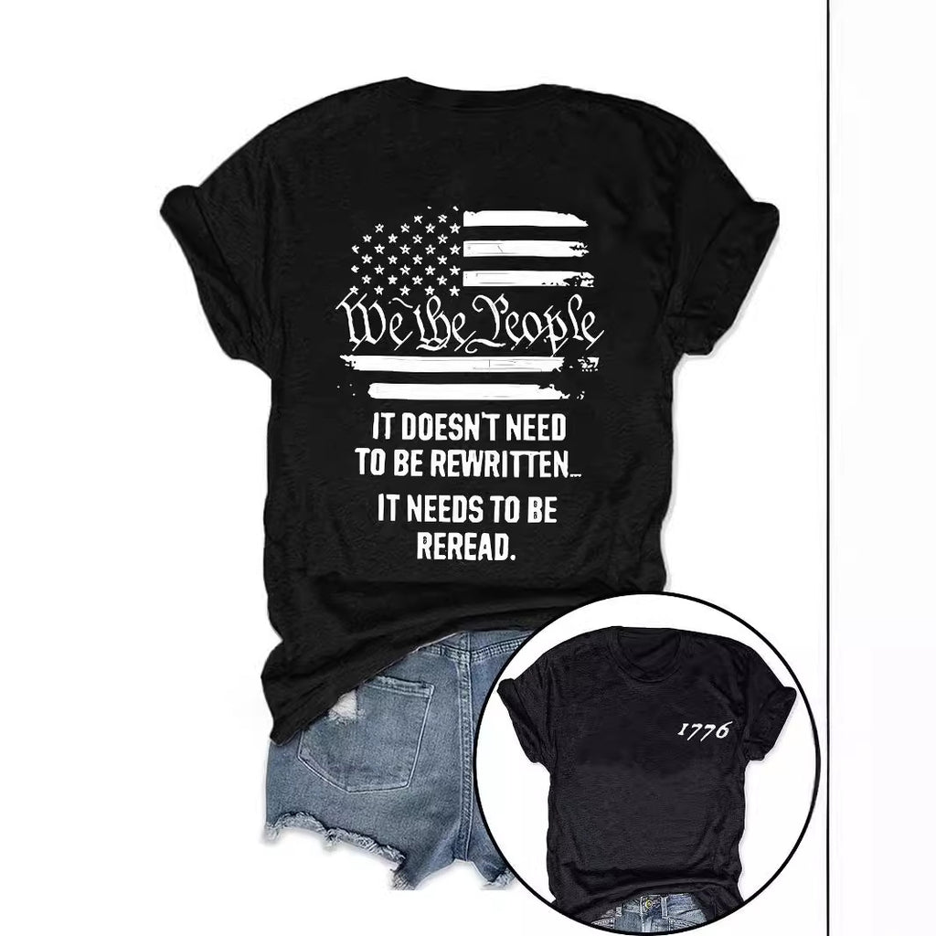 round-neck short sleeve